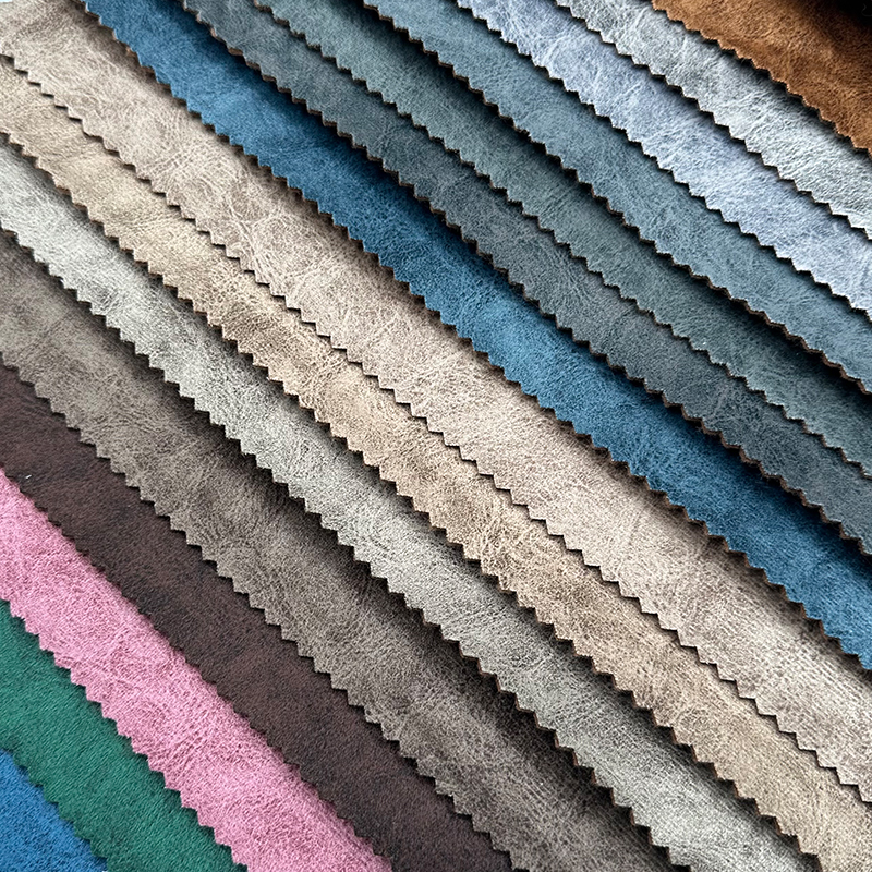 Wejoy nyt polyesterstof med tryk, 320 g/m², PU/PVC-læder til hjemmetekstil