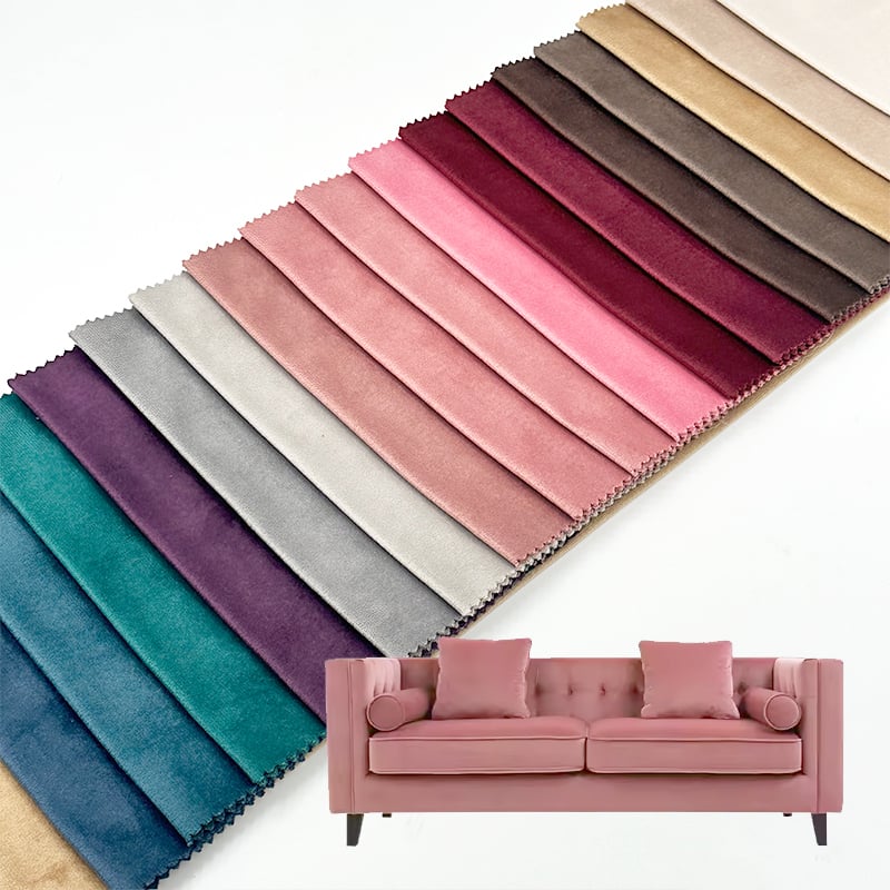 wejoy home furniture textiles sofa fabric wholesale plain printed holland velvet polyester velvet fabric for headboard sofa-4