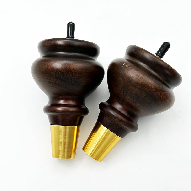 Wejoy 卸売 家具用部品 13cm 高さ マットトップコート 無垢材脚