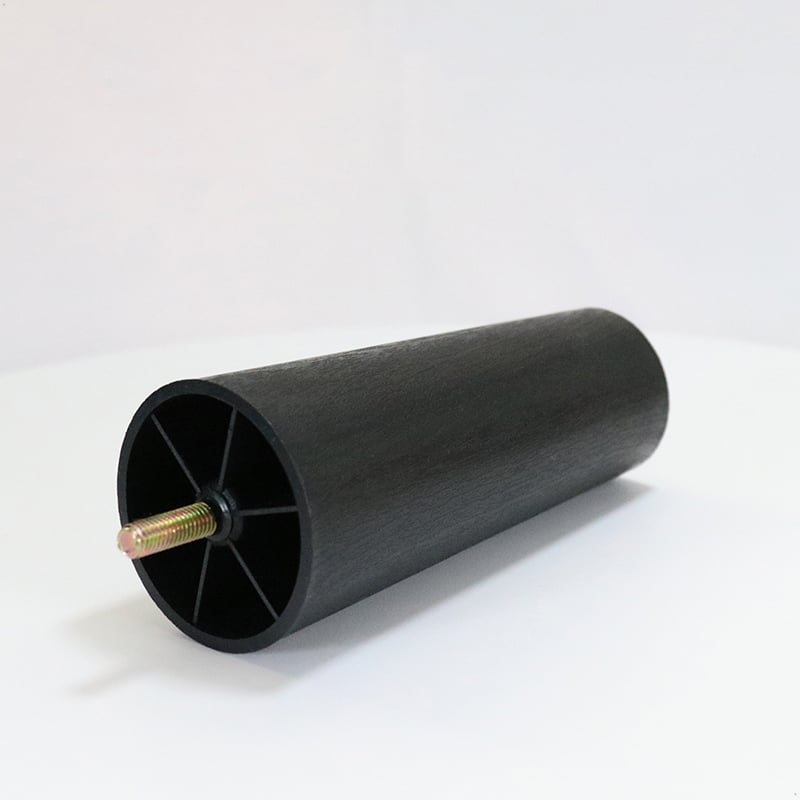 Weioy Tapered Couch Plastic Furniture Accessories Black Acrylic Furniture Leg Base Plastic Feet Cabenet for Sofa