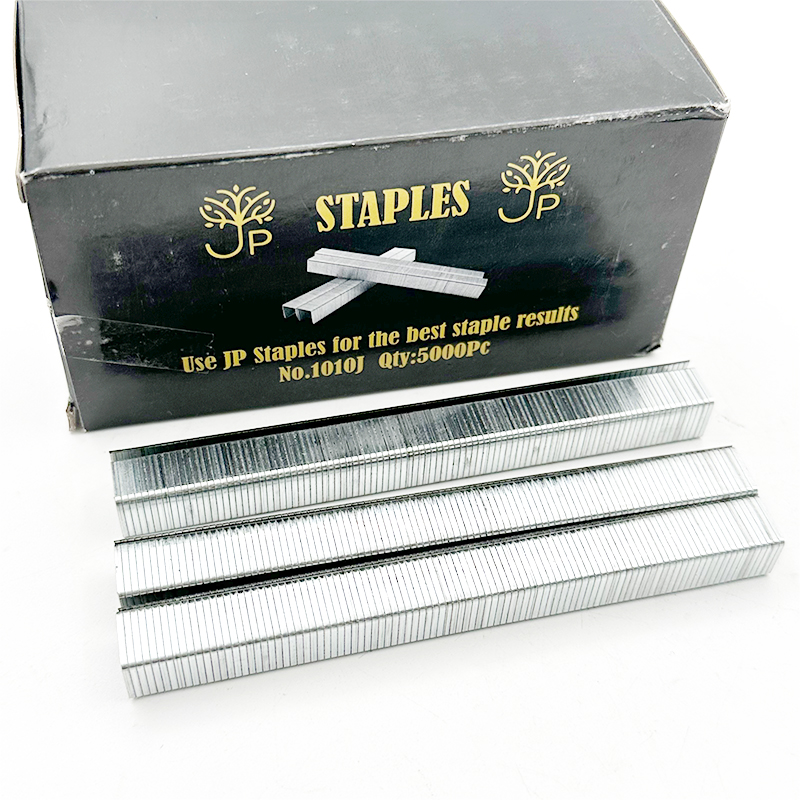 Wejoy συρραπτικά 1010J, μήκος πόδα 9 mm, γαλβανισμένα, για επένδυση, λεπτόσυρμα, με κυρτή κεφαλή, για έπιπλα σοφά, ξυλουργική και εργαλεία στερέωσης, χειροκίνητος κωδικός, καρφιά