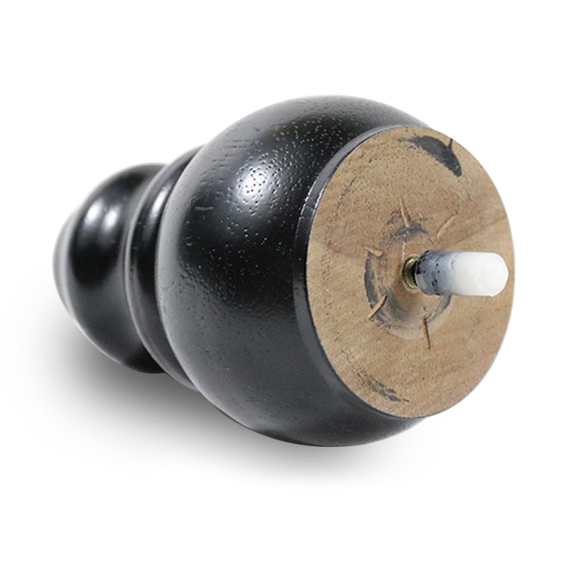 Wejoy Parti per Mobili da Camera da Letto Gamba in Legno Fumigato Altezza 13 cm per Tavolo da Camera