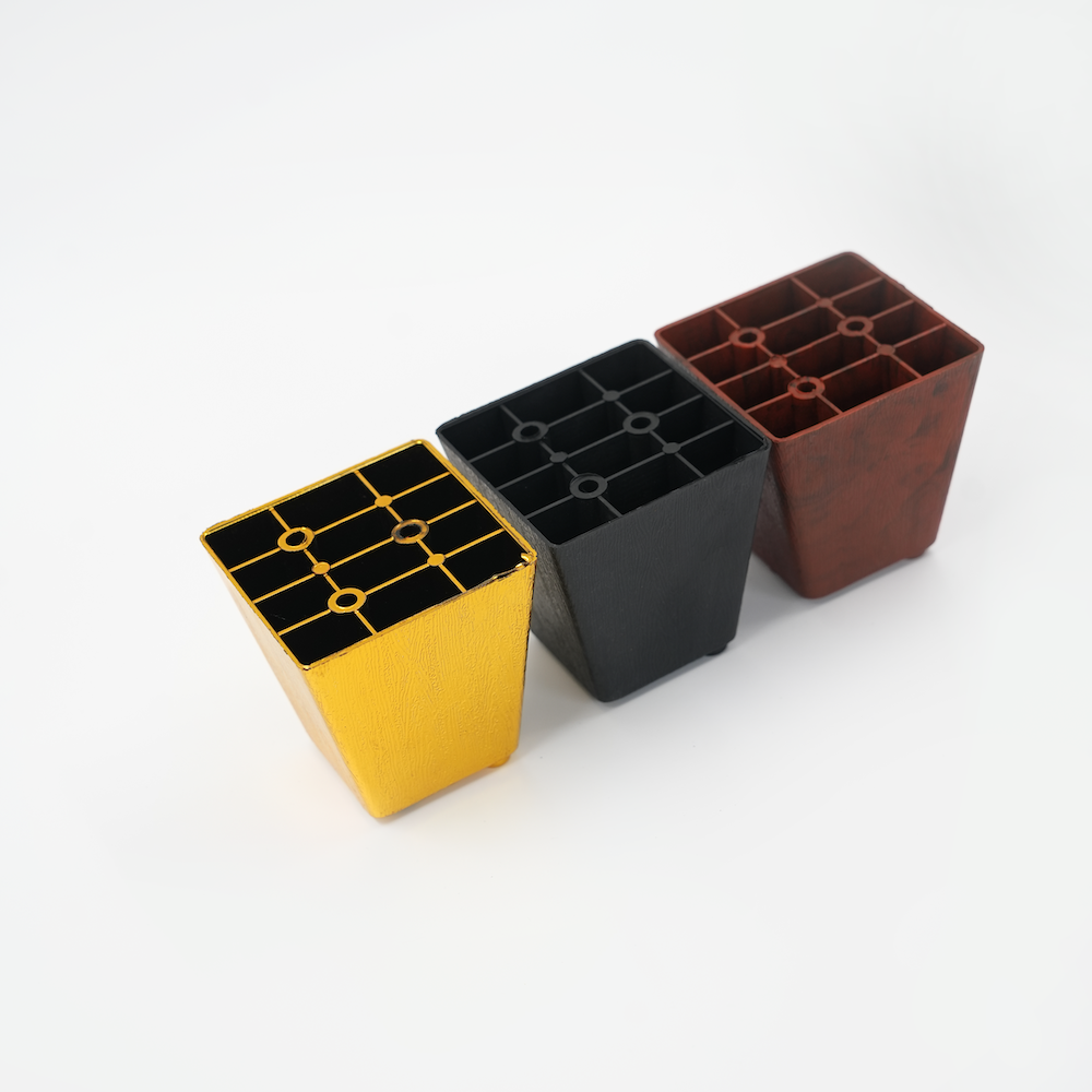 Wejoy 0,5 cm Hoogte ABS-plastieksofa-pote, kort vervangingspote vir meubels, moderne sofa-voete, stewige meubelhardeware-aksesorisse, groothandel