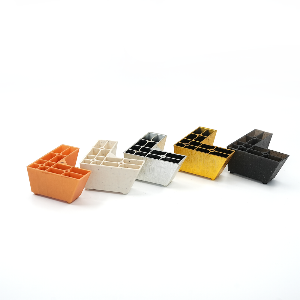 Wejoy 45 mm hoogte ABS-plastiek bankpote, kort meubelvervangingpote, moderne bankvoete, stewige meubeluitrusting-toebehore, groothandel