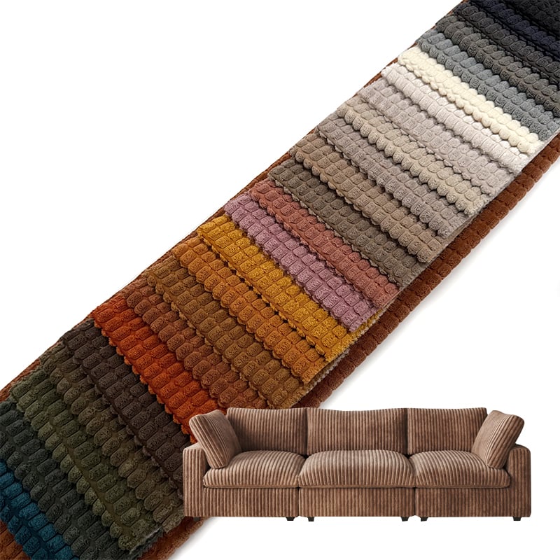 Wejoy engros 100 % polyester corduroy-velvet-stof, sofa-stof til polstring, corduroy-polsterstof