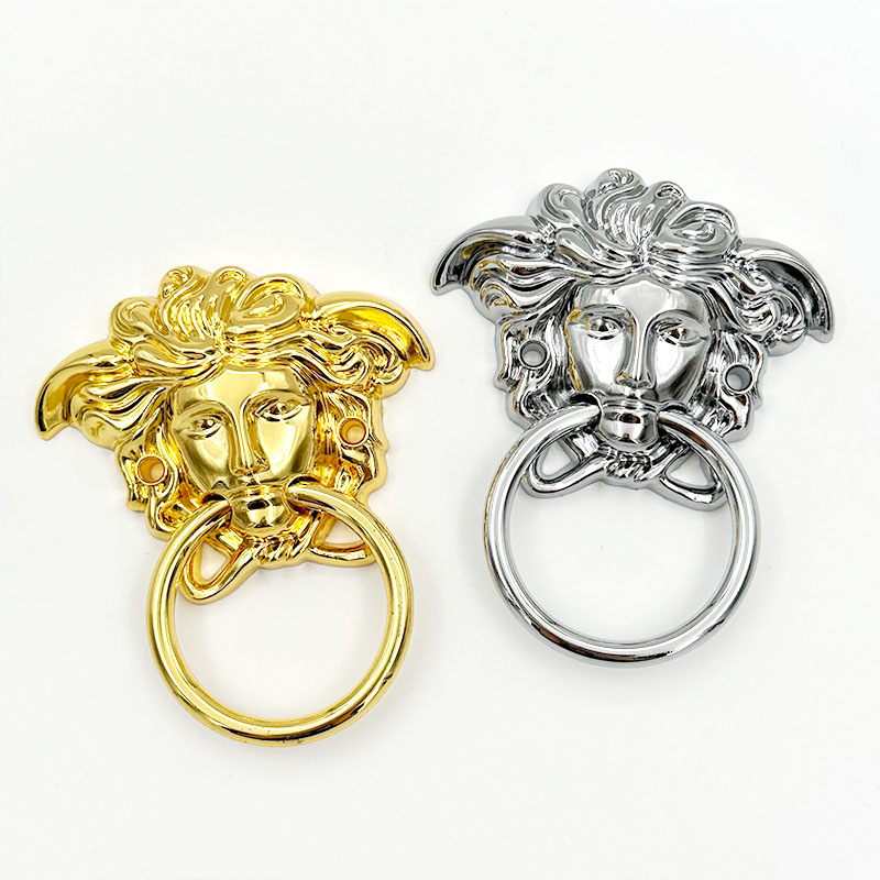 Wejoy Human Face Cabinet Pulls | Golden Silver Ring Handles | Antique Furniture Door Pulls Wholesale