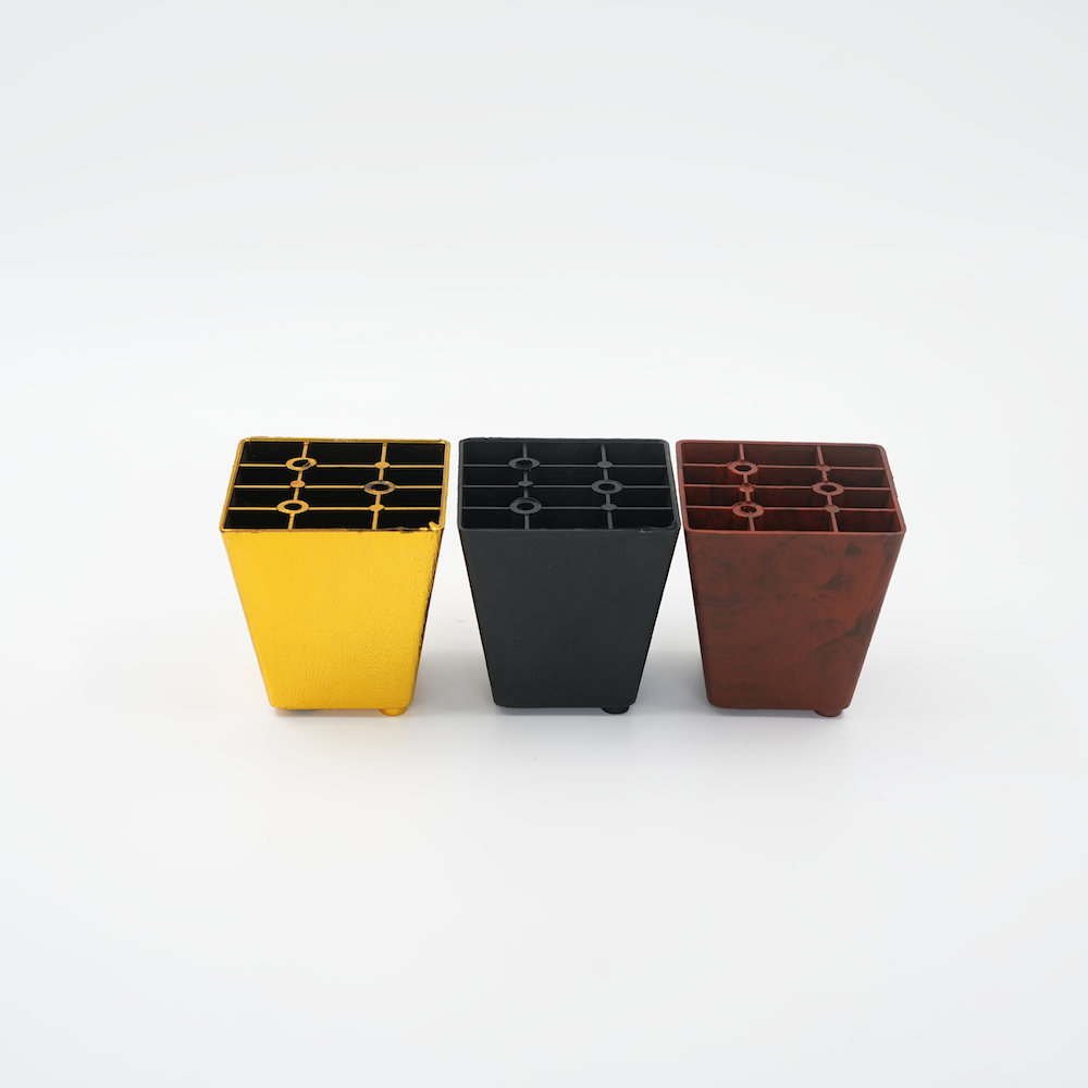 Wejoy 0,5 cm Hoogte ABS-plastieksofa-pote, kort vervangingspote vir meubels, moderne sofa-voete, stewige meubelhardeware-aksesorisse, groothandel