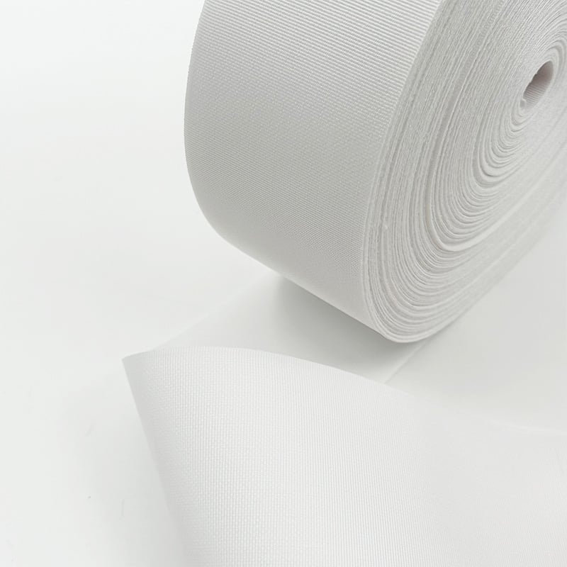 Wejoy Gardinenkopfband, 8 cm breit, weiß, aus gewebtem Polyester für gefaltete Vorhänge, Zubehör für die Vorstoffsproduktion, Großhandel