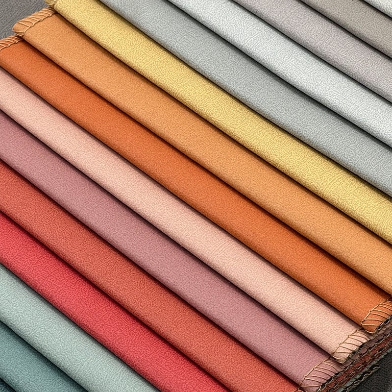 Wejoy Fabrik 260 gsm Polyester Printet Faux Læderstof til Sofa Pude