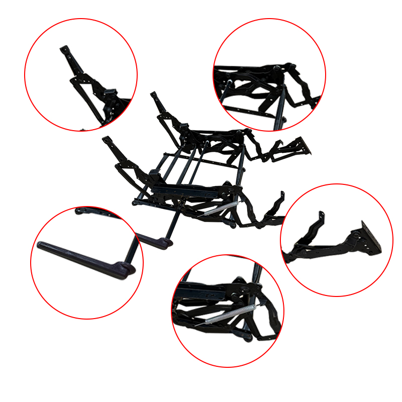 Wejoy Manual Recliner Sofa Bed Mechanism Single Seat Recliner Functional Iron Frame Push Back Recliner Metal To Floor Recliner Hardware for Chair