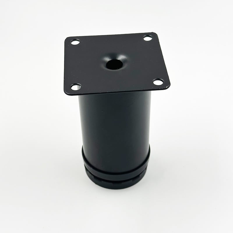 Wejoy Wholesale 50mm to 300mm Black Tube Stainless Steel Adjustable Sofa Cabinet Legs