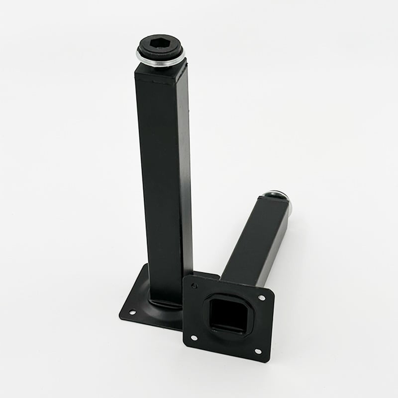 Wejoy Factory Customized Size Cylinder Iron Metal Furniture Legs Furniture Parts
