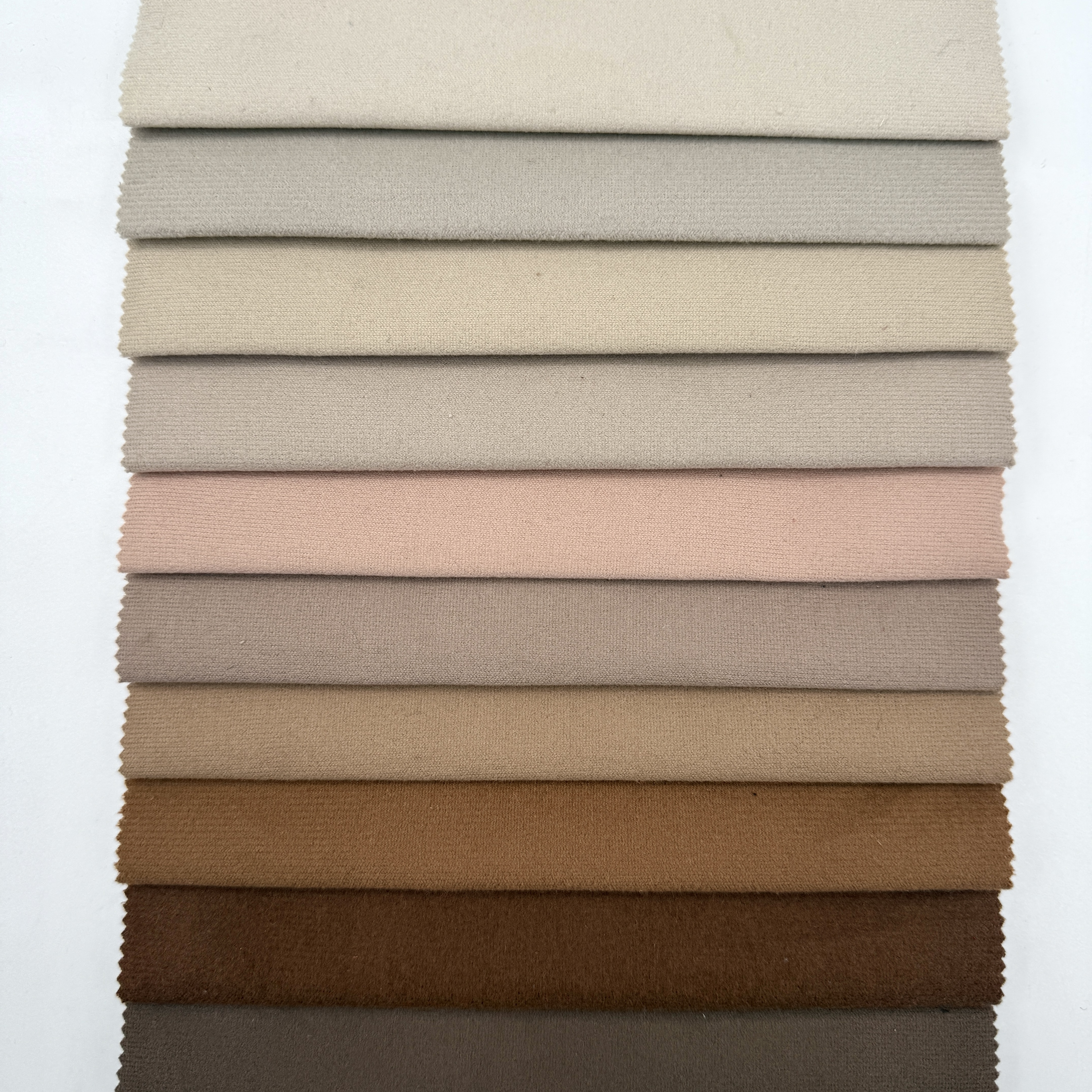 Wejoy Warme Sagt Knitvelourstof Premiëre Duurzaam Bekledingsmateriaal Sag en Glad vir Tuismeubels en Kussings Velourstof