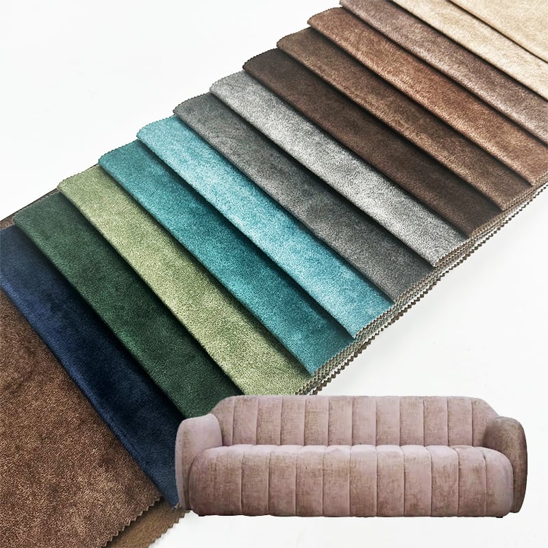 Wejoy Wholesale 360gsm Holland Velvet Fabric Printed Sofa Fabric Upholstery Supplier High Quality Durable Polyester Velvet for Furniture Cushion Chair Home Decor Commercial Projects