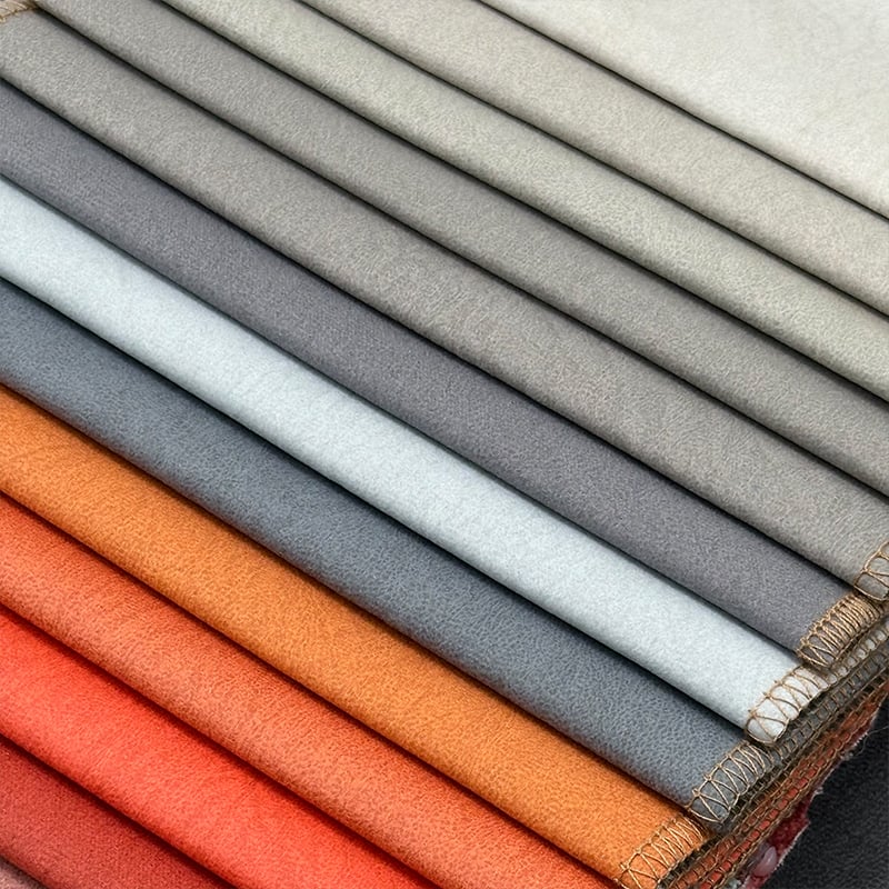 Wejoy Sofa Fabric Manufacturer Polyester Printed Technology Faux Leather for Sofa Chair