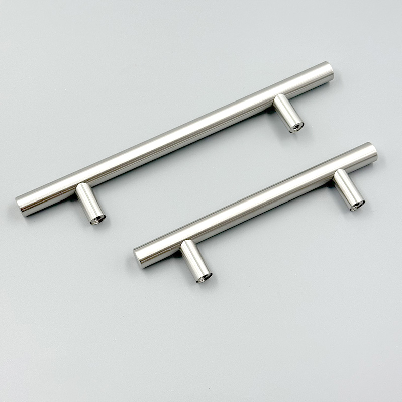 Wejoy, maniglie cave in acciaio inossidabile per armadi, colore argento, a forma di T, tiranti per cassetti, hardware per cucina, vendita all'ingrosso