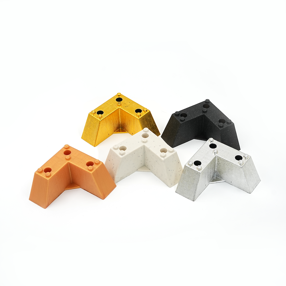 Wejoy 45 mm hoogte ABS-plastiek bankpote, kort meubelvervangingpote, moderne bankvoete, stewige meubeluitrusting-toebehore, groothandel