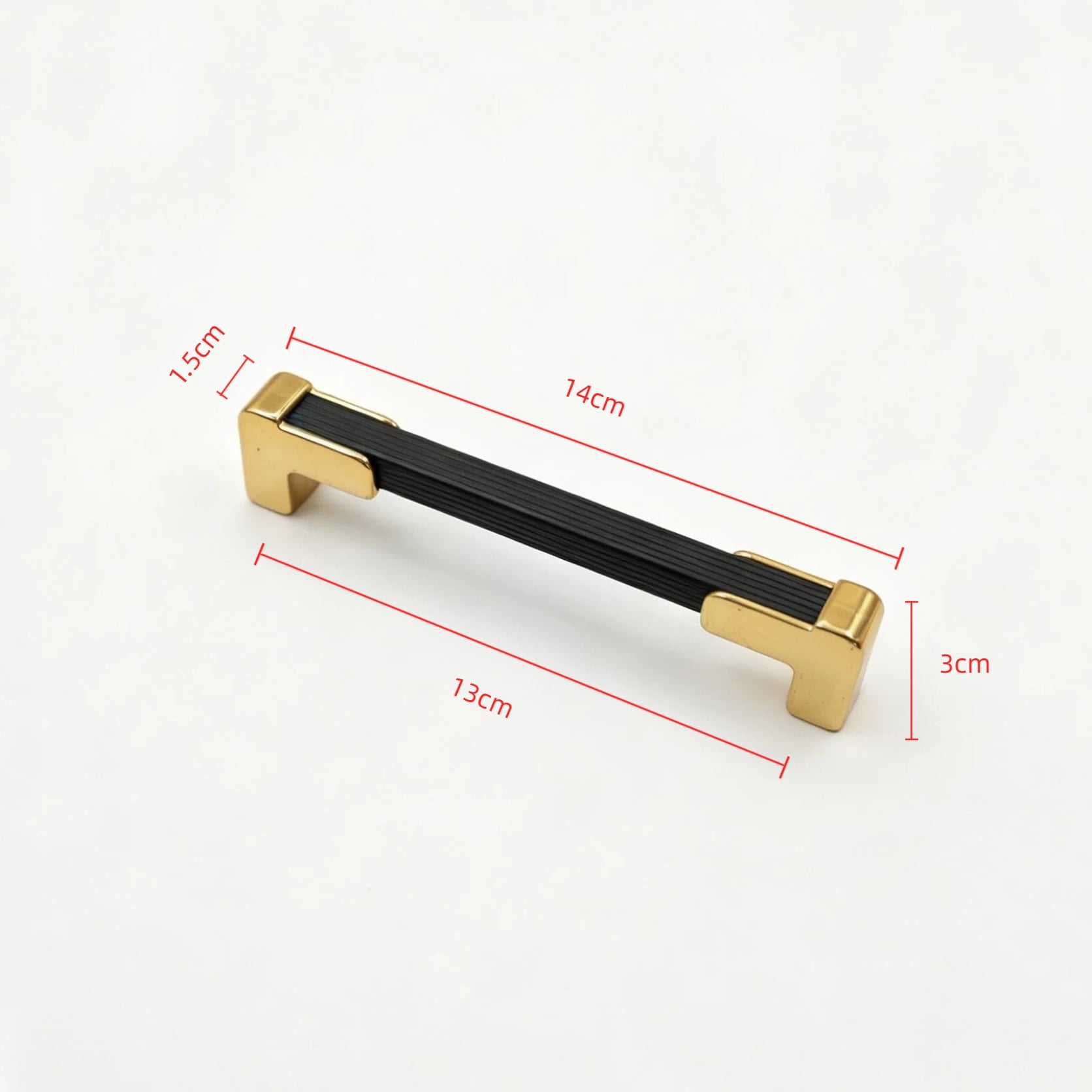 Maniglie per mobili Wejoy da 14 cm, tiranti per cassetti, hardware a barra lunga in lega di zinco per cucina, armadi, guardaroba e comò, finiture argento, nero e oro
