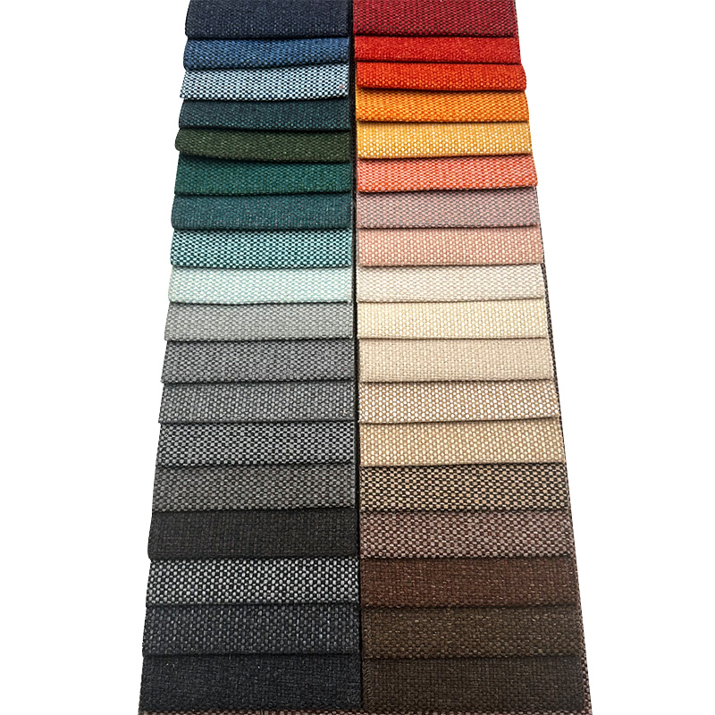 Wejoy Factory Polyester 300gsm Faux Linen Fabric of Sofa Tablecloth