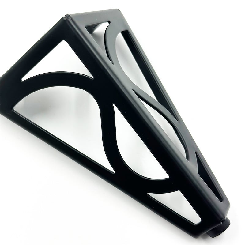Wejoy Hollow Table Legs Sofa Hardware Accessories 150mm Metal Chrome V Shape Triangle Furniture Legs