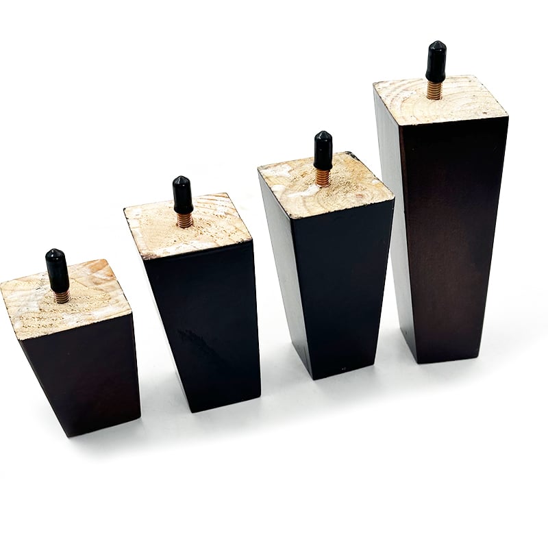 Wejoy Groothandel Meubeltoebehore: TV-kasvoete van 8 cm, 10 cm, 12 cm en 15 cm hoogte; Houtmeubelvoet