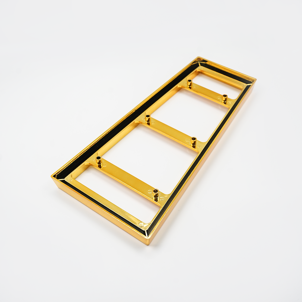 Wejoy ABS-kunsstof goud meubels versierende dele, bankhardeware-toebehore, vervangingsversieringsdele, moderne goudkleur-meubeluitrustings