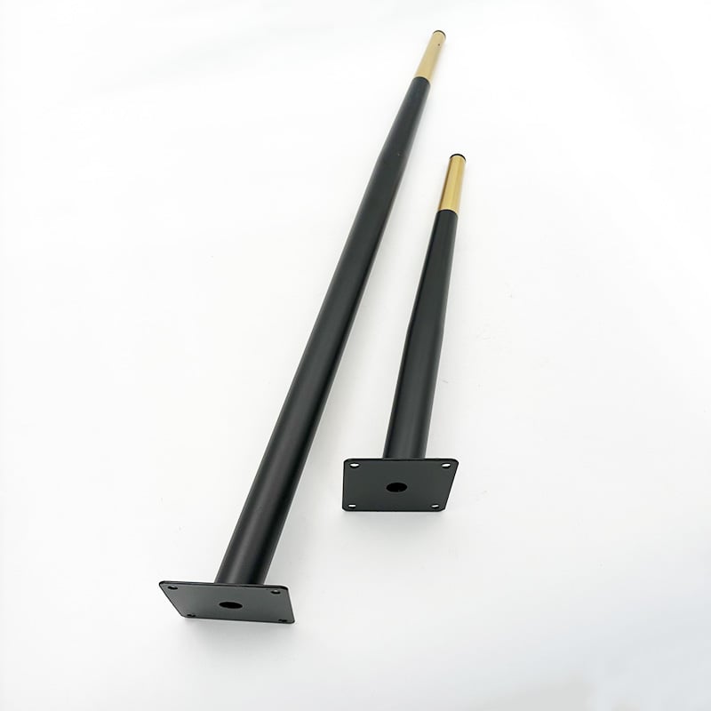 Wejoy Steel Metal 30cm 100cm Steel Gold Black Coffee Dining Table Legs Metal Furniture Tapered Table Conical Table Legs