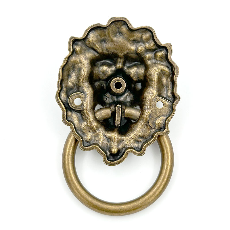 Wejoy-verchromte Türgriffe, Löwenkopf-Klopfplatte mit Ring-Beschlag, Schubladenpulls, Schrankgriffe, Küchenschrankgriffe, Badmöbelgriffe, Vintage-Schrankgriffe