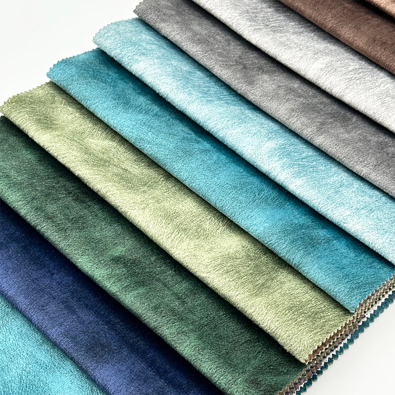 Wejoy Super Soft 100% Polyester Printed Knitted Velvet Sofa Fabric Wholesale Upholstery Supplier High Quality Furniture Fabric Durable Stain Resistant Upholstery Textile for Couch Chair Home Decor Projects