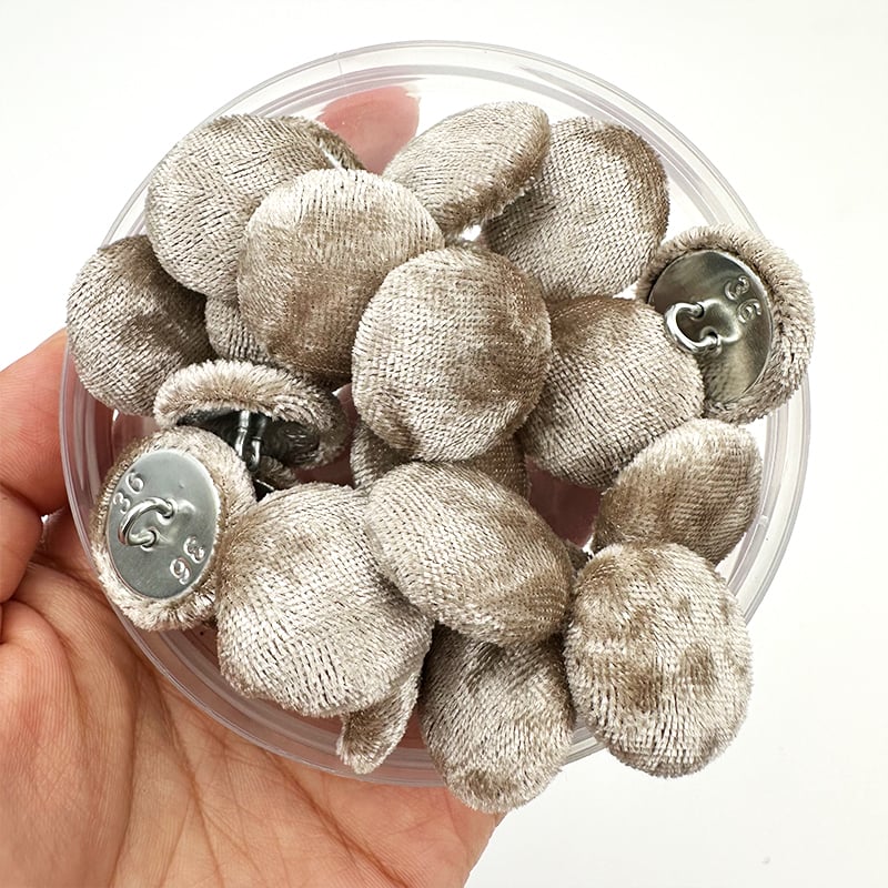 Wejoy #36 20.5mm Metal Furniture Accessories Sofa Button with Fabric Covered