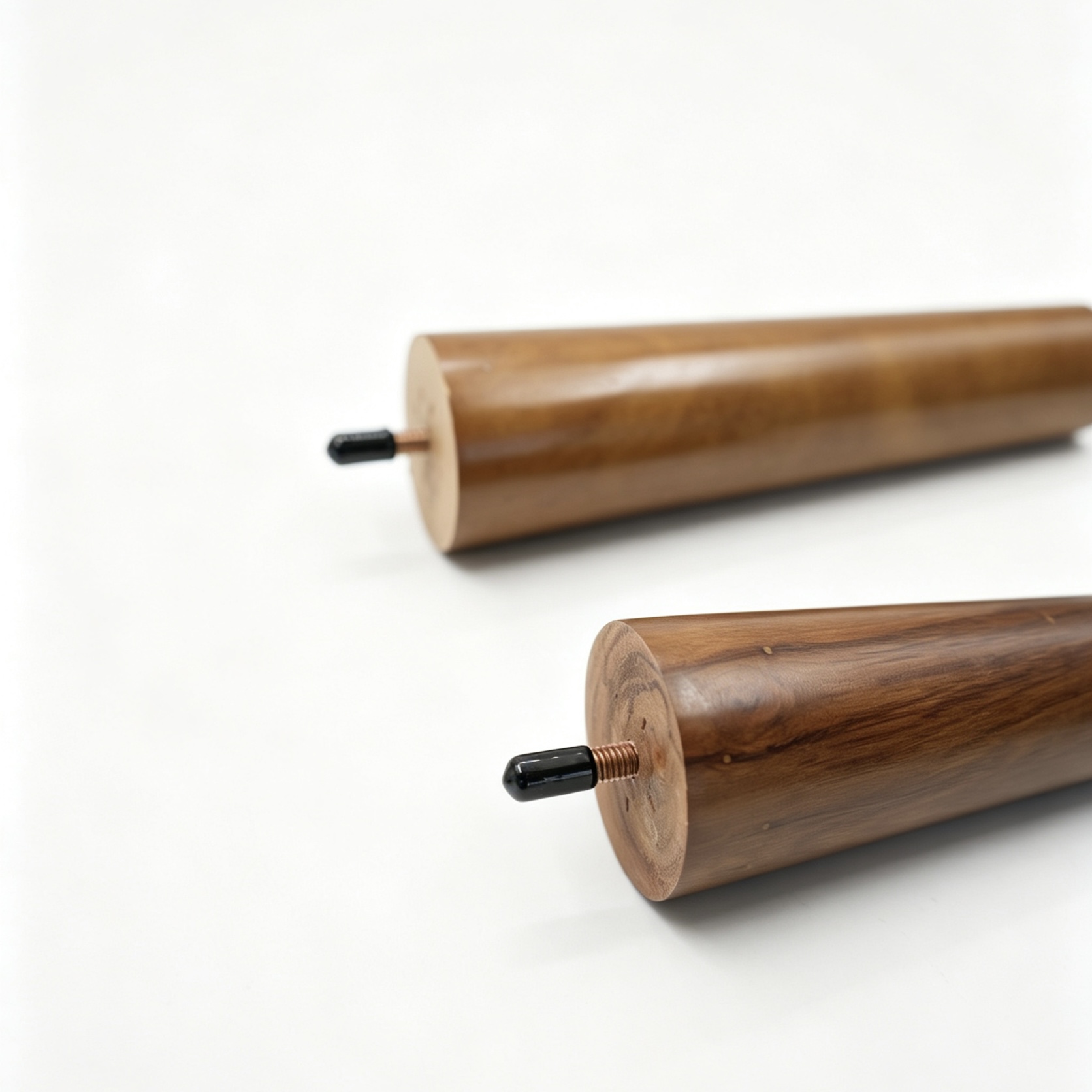 Gambe per mobili in legno affusolate Wejoy, gambe per divani e tavoli in legno massello, piedini di ricambio per mobili per divano, poltrona e mobiletto, altezze disponibili: 12 cm e 20 cm, singolo pezzo