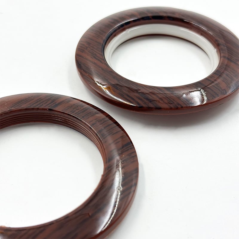Wejoy Curtain Rings Plastic Products for Curtains Roman Pole Accessories New Design New Eyelets Curtain Eyelet Ring Snap Closure Grommets Window Hardware Bulk