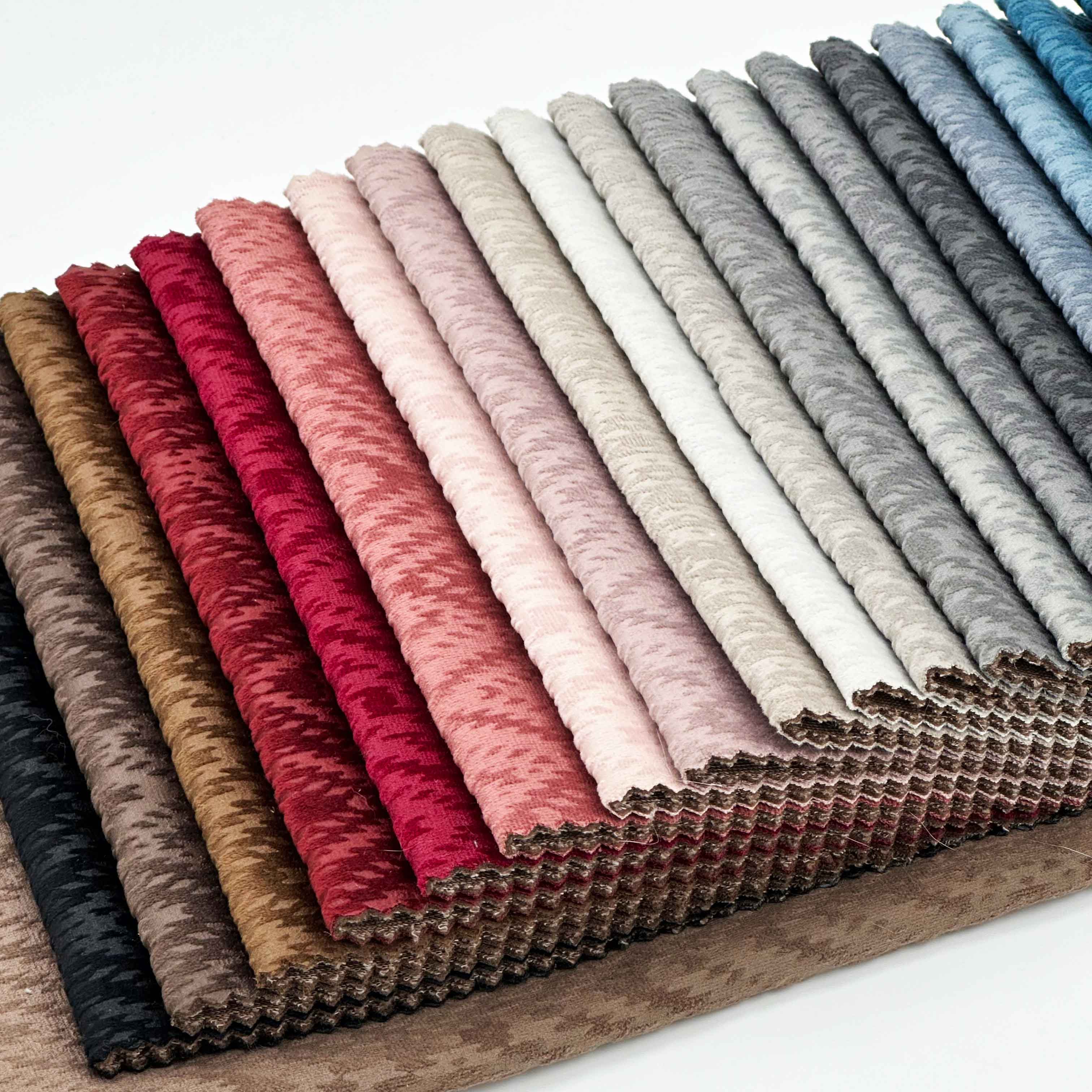 Wejoy Designer Vævet Jacquard Samt Tekstiler Stof til Polstring til Gardiner og Møbler