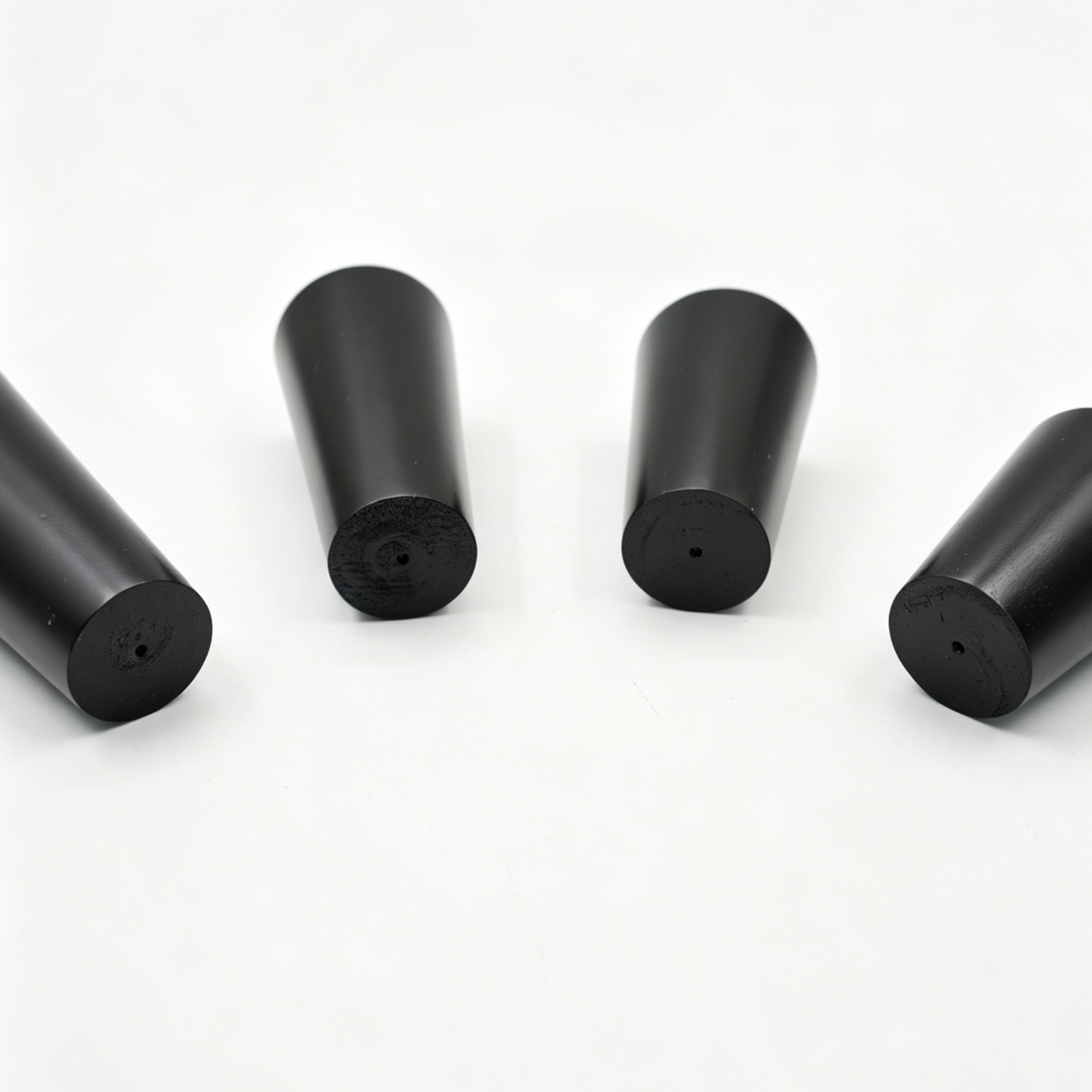 Wejoy versmalmde hout-meubelpotte, vaste-hout bankpotte, vervangingspotte vir bank, middeleeuse moderne kaspotte vir DIY-meubels, 8 cm, 10 cm, 12 cm, 15 cm hoogteopsies, enkelstuk