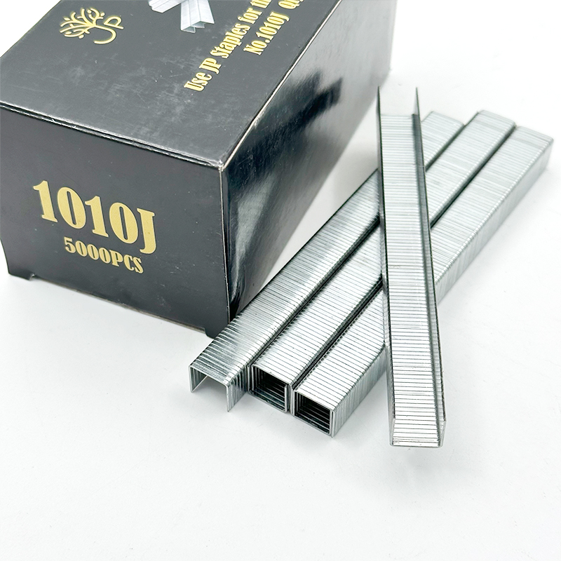 Đinh bấm Wejoy mã 1010J, chiều dài chân 9 mm, mạ kẽm, dùng cho bọc đệm, đinh bấm loại đầu nhỏ, dùng cho ghế sofa, đồ nội thất, gia công gỗ và các phụ kiện cố định thủ công — mã sản phẩm: Nail