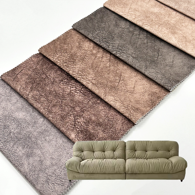 Wejoy Factory 360GSM Polyester Printed Pattern Velvet Fabric for Sofa Upholstery