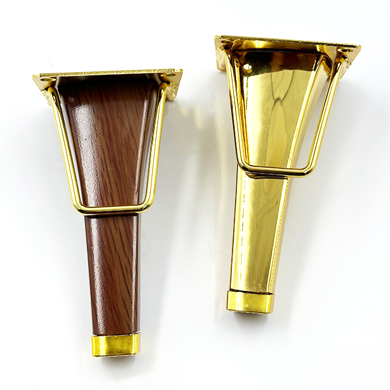 Wejoy Gold Non-Slip Metal Furniture Leg Hardware Accessories Table Feet Cabinet Sofa Legs