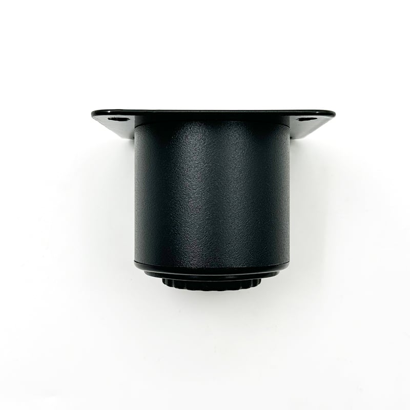 Wejoy justerbare metalbordeben i mat sort rustfrit stål, 5 cm, 8 cm, 10 cm