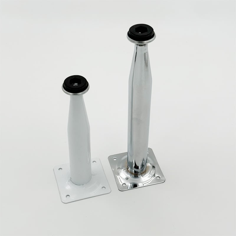 Wejoy Wholesale 20cm Silver White Metal Dinning Table Legs Silver Furniture Parts Legs