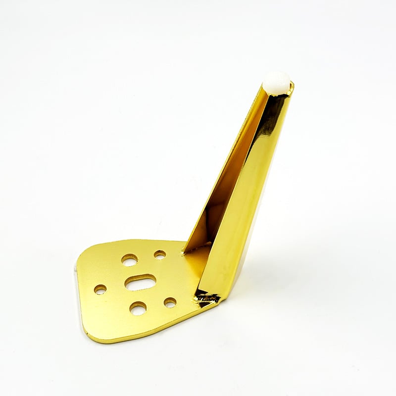 Wejoy Light Luxury European Style 15cm Height Iron Gold Gun Black Metal Sofa Leg