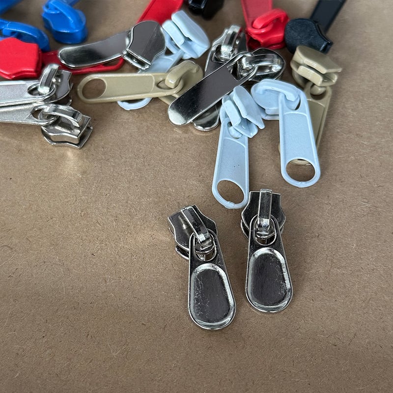 Wejoy - suurpakkausmyynti nyloni-kierteisistä vetoketjuista | DIY-vetoketjun vetäjäpää ompelua varten, esimerkiksi rahapussien ja vaatteiden valmistukseen | automaattilukittavat vetoketjut vaihto-osina | OEM-valmistaja