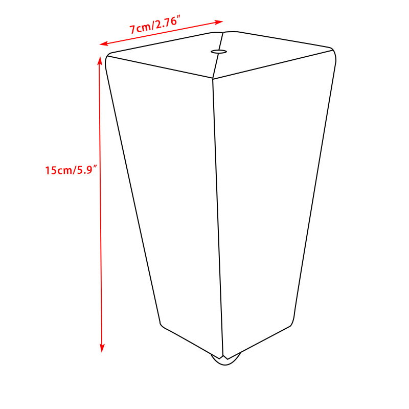 Wejoy Wholesale 150mm Chrome Metal Table Desk Dining Chair Legs for Sale