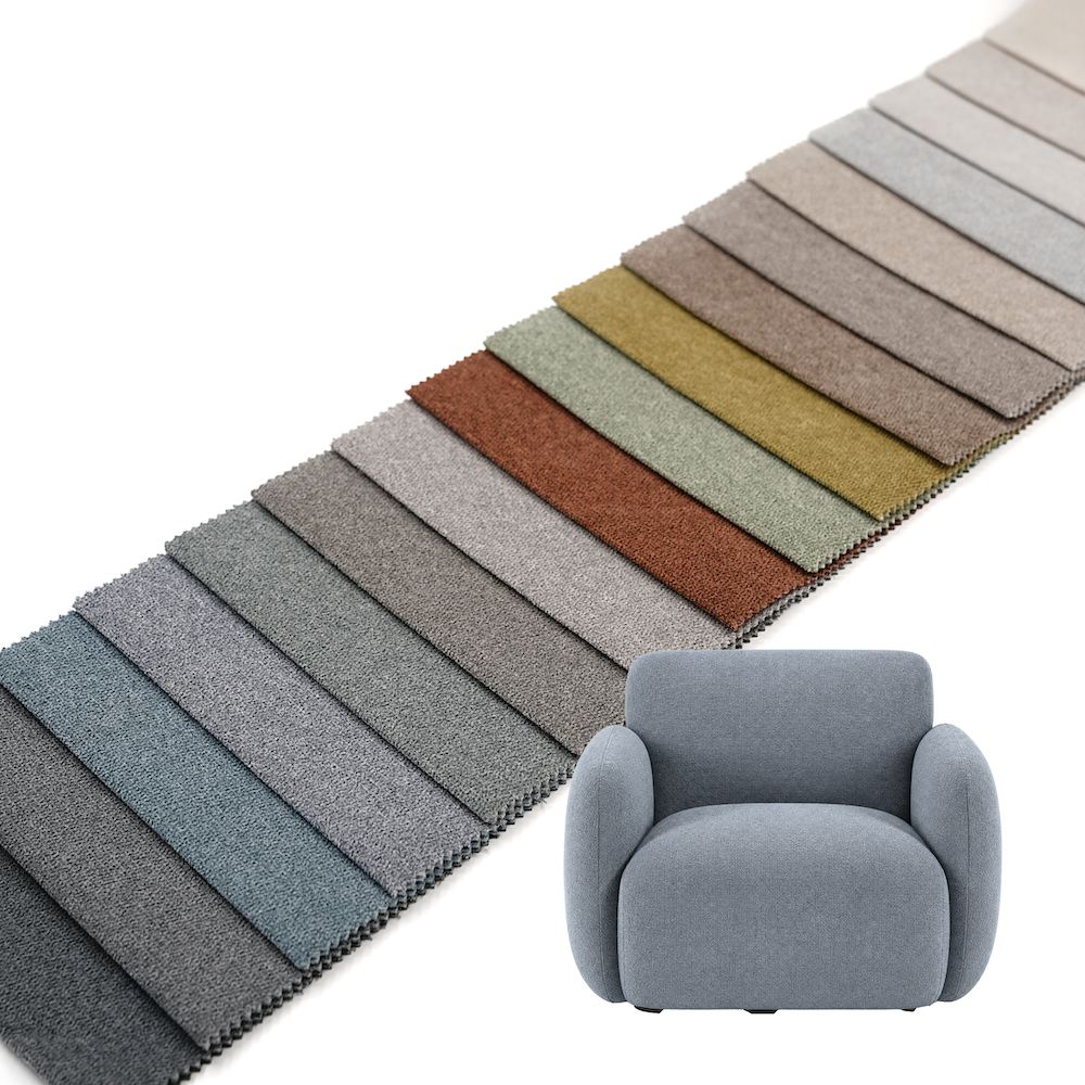Wejoy, tessuto per divani in velluto lino in poliestere cationico da 270 g, tessuto per tappezzeria resistente venduto al metro, con texture naturale, durevole, ideale per decorare divani, sedie e ambienti