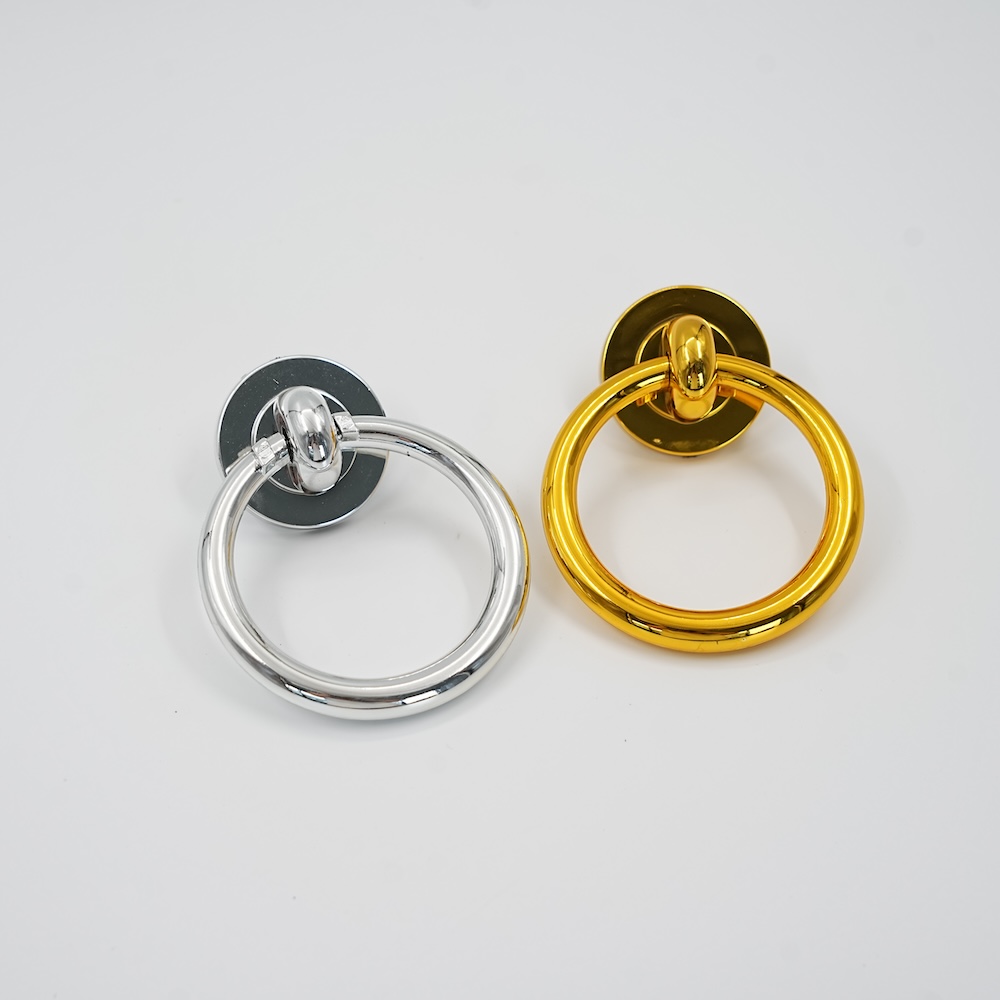 Maniglie in plastica Wejoy da 75 mm per mobili, colori oro e argento, per cassetti e ante di armadi