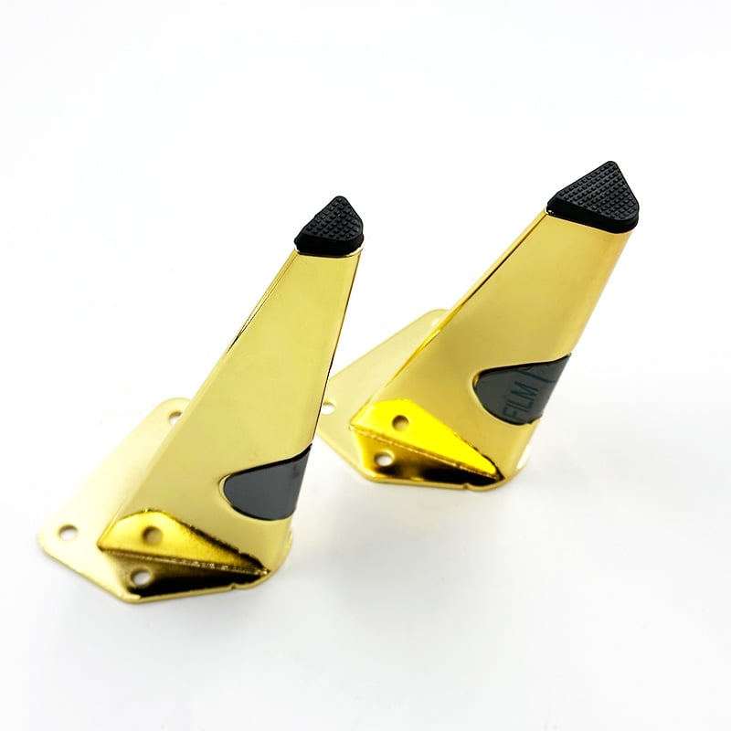 Wejoy Furniture Accessories Gold Gun Black Metal Iron Sofa Legs for TV Cabinet