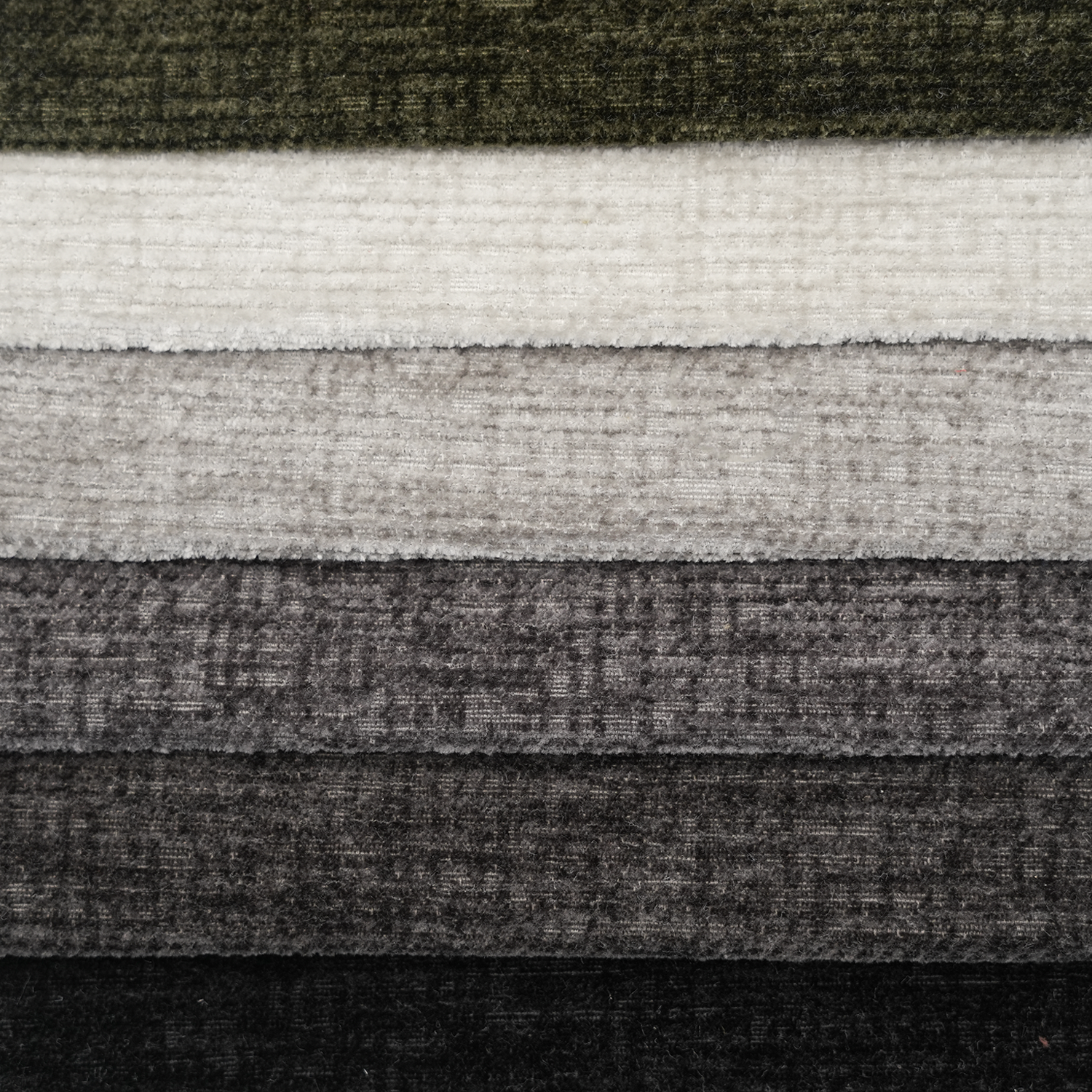 Wejoy 460gsm 100% Poliastar Chenille Velvet Upholstery Fabric do Shofa Móbilíochta | Taisce Throm-dhéanta Leagtha le 120gsm Composite Backing 147cm | Ceannach i mBádóga, OEM