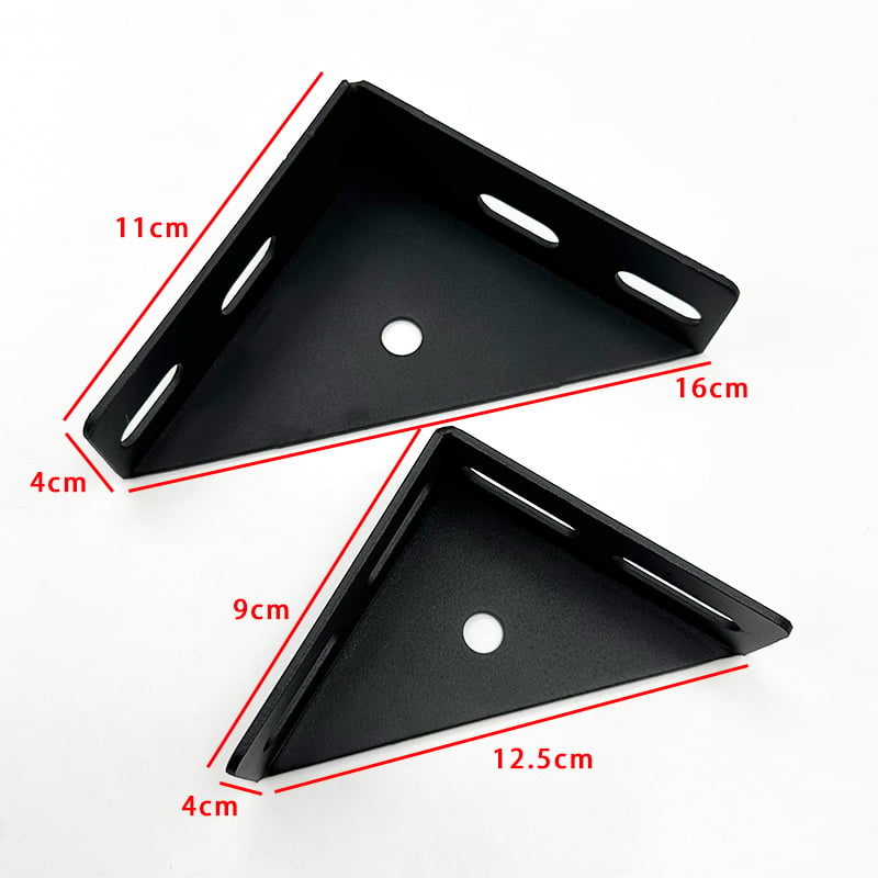 Wejoy Furniture Connection Right Angle Bracket Bed Hinges Heavy Duty Corner Brace Stainless Steel Joint Connector for Bedhead Fixation Cabinet Assembly Wood Furniture Flat Pack Hardware
