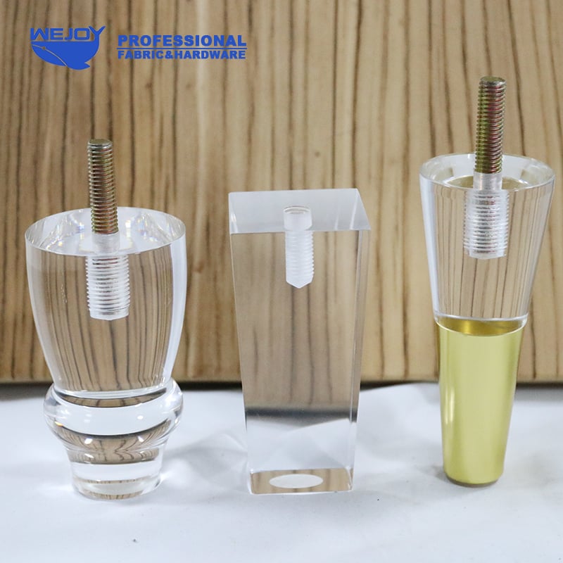 Wejoy Factory Outlet Quality  Acrylic Plastic Furniture Plastic Leg for Cabinet Bed Table