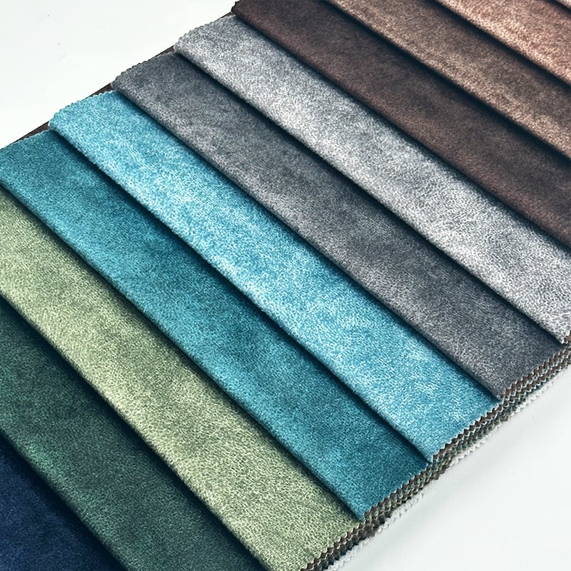 Wejoy Wholesale 360gsm Holland Velvet Fabric Printed Sofa Fabric Upholstery Supplier High Quality Durable Polyester Velvet for Furniture Cushion Chair Home Decor Commercial Projects