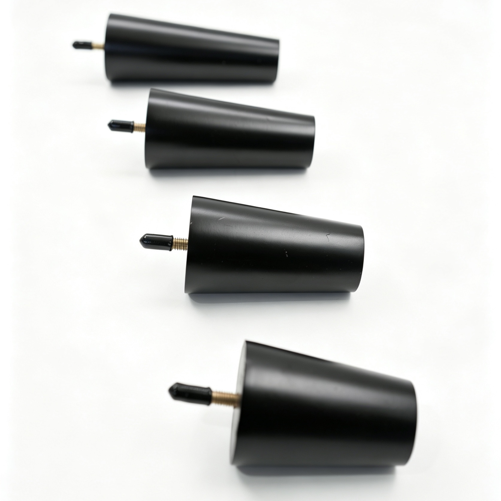 Wejoy versmalmde hout-meubelpotte, vaste-hout bankpotte, vervangingspotte vir bank, middeleeuse moderne kaspotte vir DIY-meubels, 8 cm, 10 cm, 12 cm, 15 cm hoogteopsies, enkelstuk